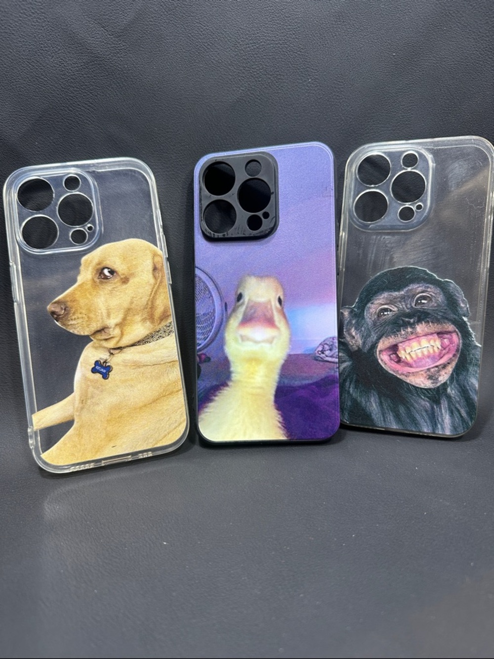 Cute Animal IPhone 14 Cases - Dog, Duck, Chimp Designs